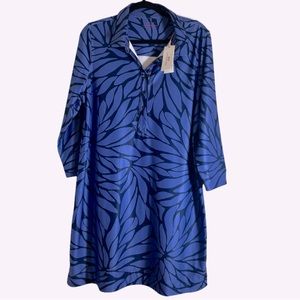 Vineyard Vines Printed Sankaty Margo Dress color: Deep Bay / Marlin & XL size